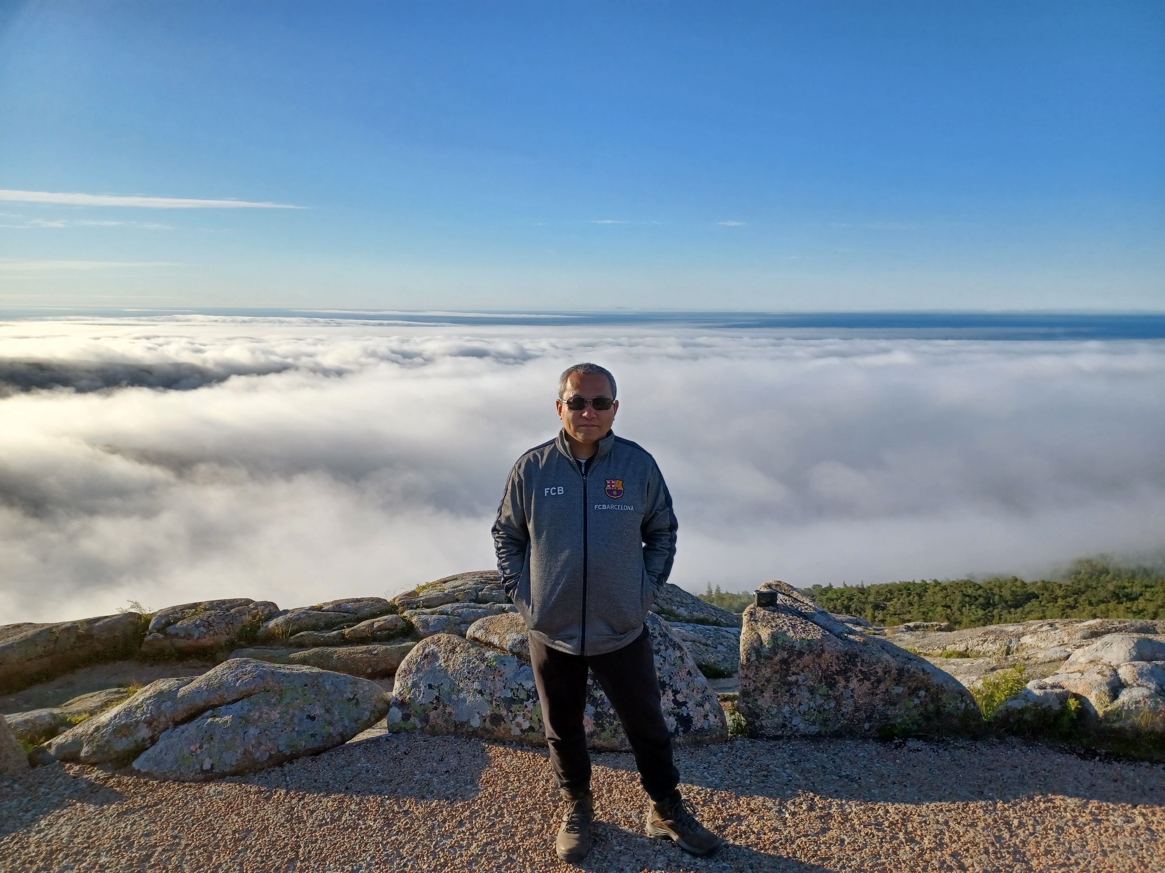 Jason at Acadia National Park in June 2022